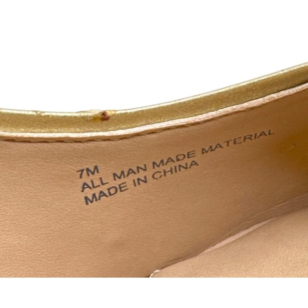 Gianni Bini Size 7 Stylist Classic Gold Rhinestone Studded Stiletto Heels - Picture 10 of 12